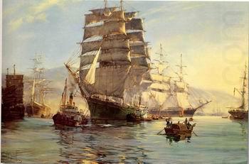 unknow artist Seascape, boats, ships and warships. 32 oil painting picture